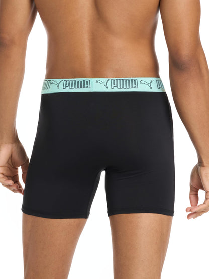 Puma Mens 5 Pack Performance Boxer Briefs, Black/Grey/Navy/Bright, Medium 🍁 All In One Marketplace Canada