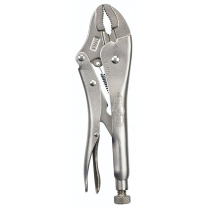 IRWIN VISE-GRIP Original Locking Pliers with Wire Cutter, Curved Jaw, 10-Inch (502L3), silver