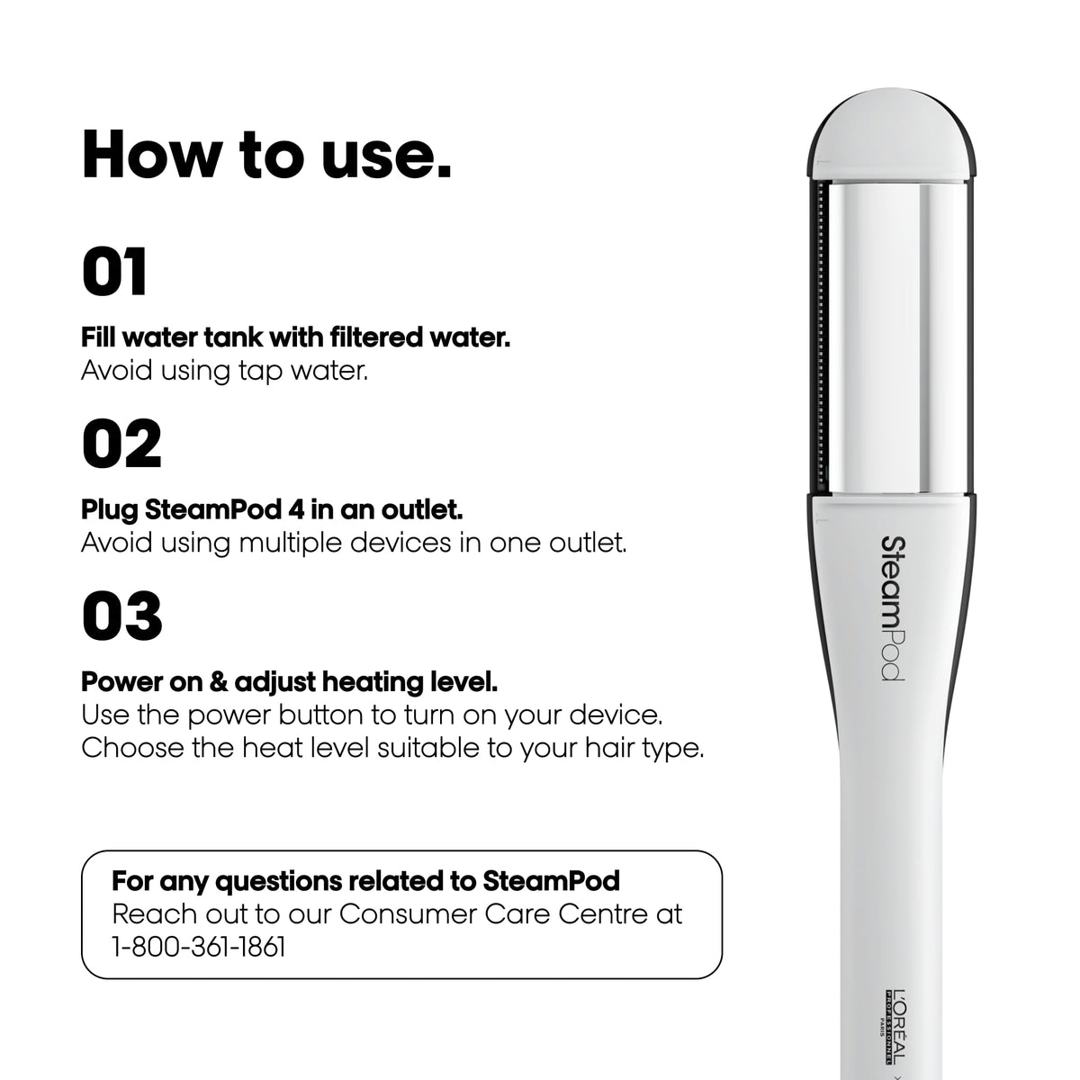 L'Oréal Professionnel SteamPod 4 Steam Hair Straightener