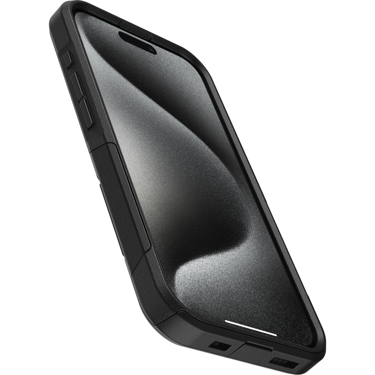 OtterBox iPhone 15 Pro (Only) Commuter Series Case - Black, Slim & Tough, Pocket-Friendly, with Port Protection