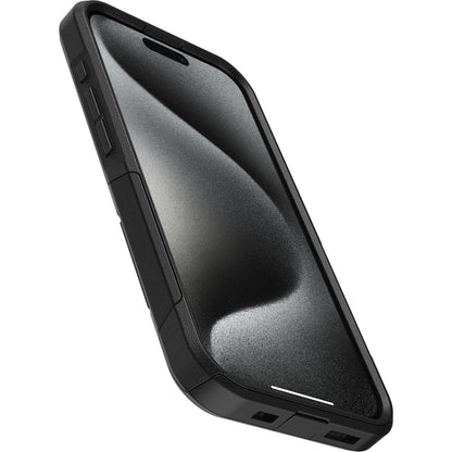 OtterBox iPhone 15 Pro (Only) Commuter Series Case - Black, Slim & Tough, Pocket-Friendly, with Port Protection