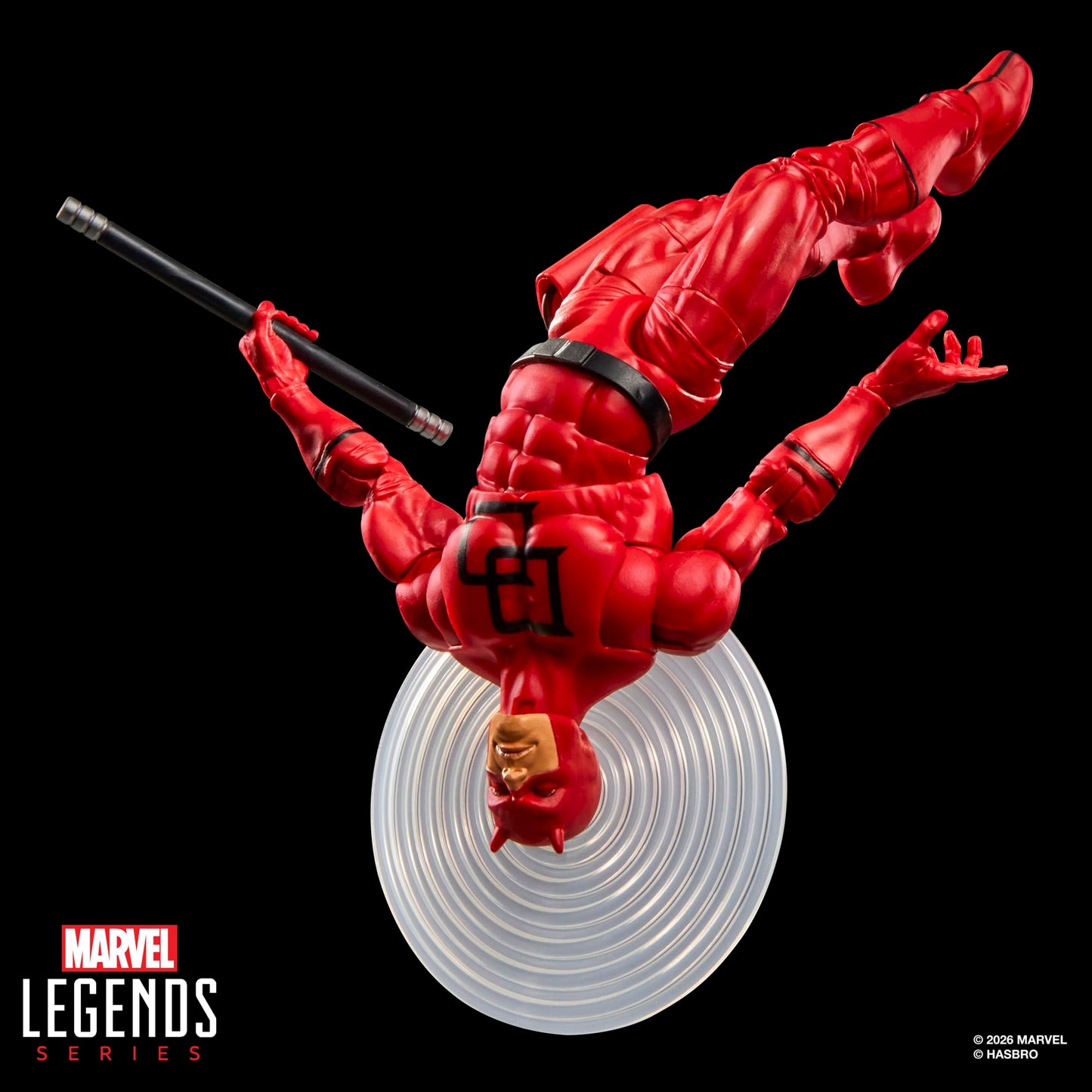 Marvel Legends Series Secret Wars Daredevil, Retro Marvel Comics Collectible 6 Inch Action Figure with Lenticular Shield Marvel