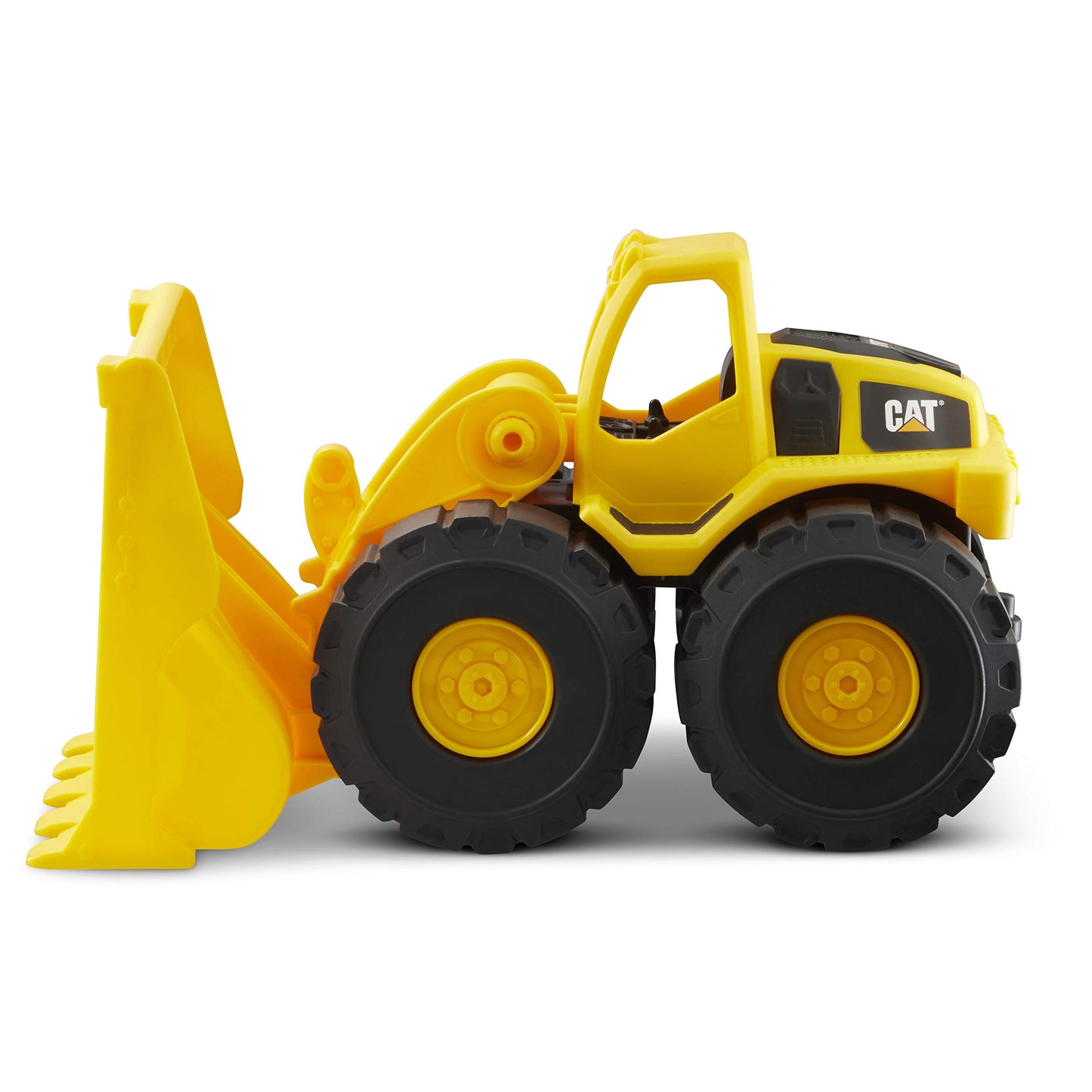 CAT Construction Toys, Mini Crew 3-Pack 7”, Push-Powered Yellow Construction Vehicle Toys, Includes Dump Truck, Wheel Loader, and Excavator for Kids and Toddlers Ages 2+ - Available at All In One Marketplace Canada