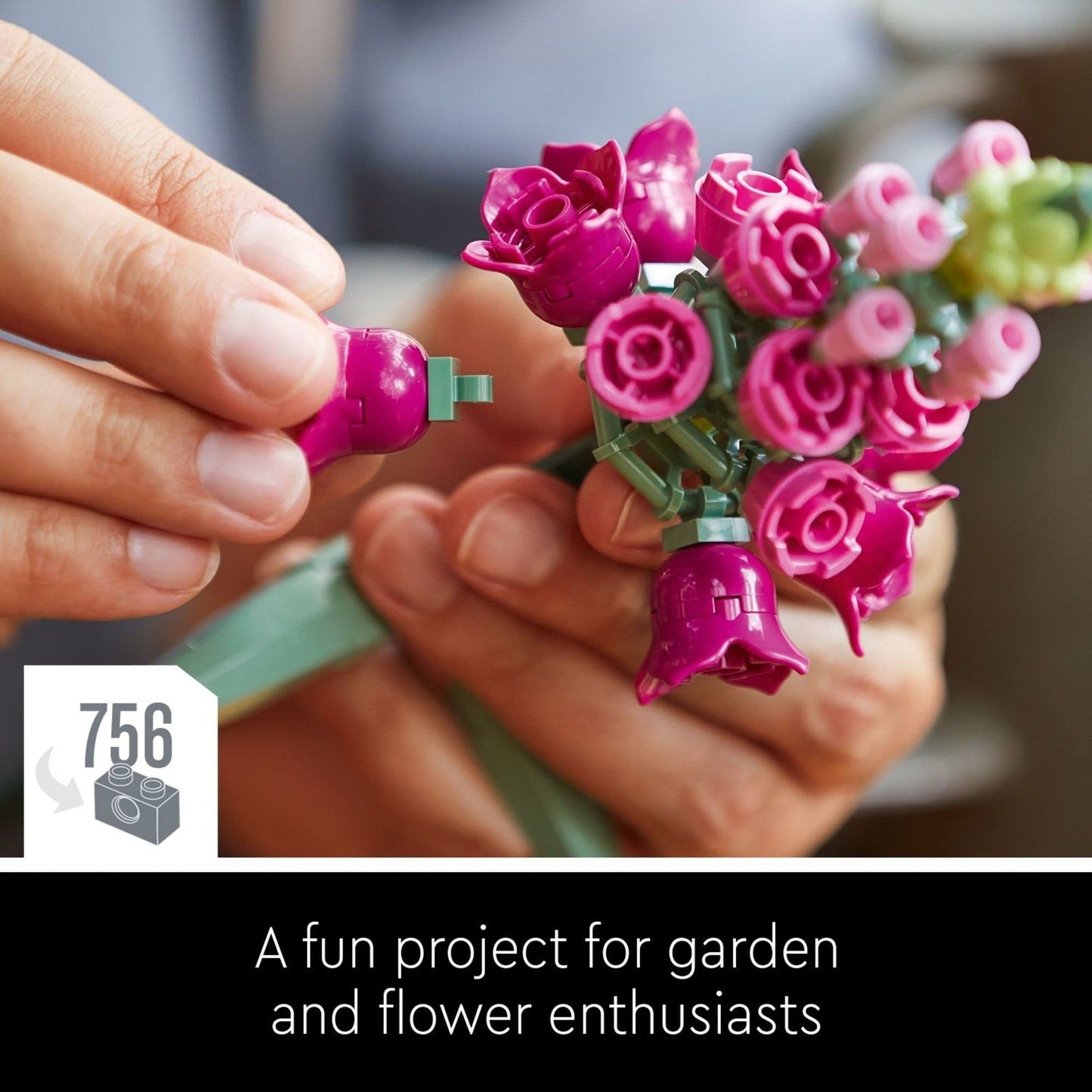 LEGO Icons Flower Bouquet Building Set - Artificial Flowers for Decoration for Home and Display, Ages 18+ - Small Fake Flowers for Table, Desk, Office - Gift for Birthdays - 10280 - Available at All In One Marketplace Canada