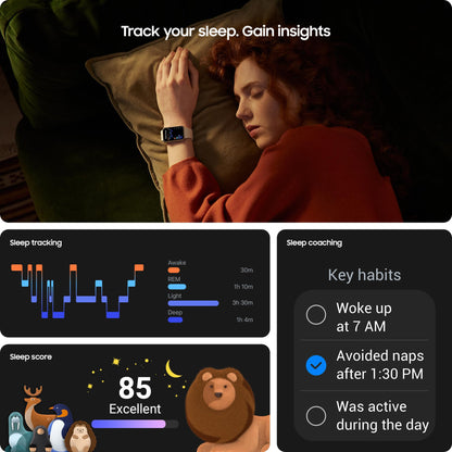 Samsung Galaxy Fit3, 1.6" AMOLED Display, 13 Days Battery Charge, Sleep Monitoring, Fall Detection - Pink Gold (CAD Version & Warranty)