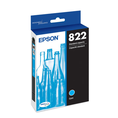 Epson 822 Genuine Standard Capacity Black Ink Cartridge T822120 Epson