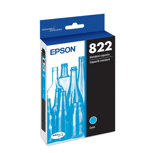Epson 822 Genuine Standard Capacity Black Ink Cartridge T822120 Epson