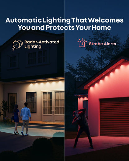 eufy Permanent Outdoor Lights S4, 100ft with 72 RGBWW LED String Lights 🍁 All In One Marketplace Canada