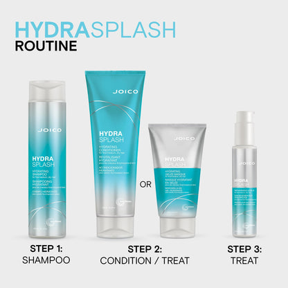 Joico HydraSplash Hydrating Conditioner for Fine to Medium Hair, Moisturizing Dry Damaged Hair with Keratin & Coconut Oil Joico