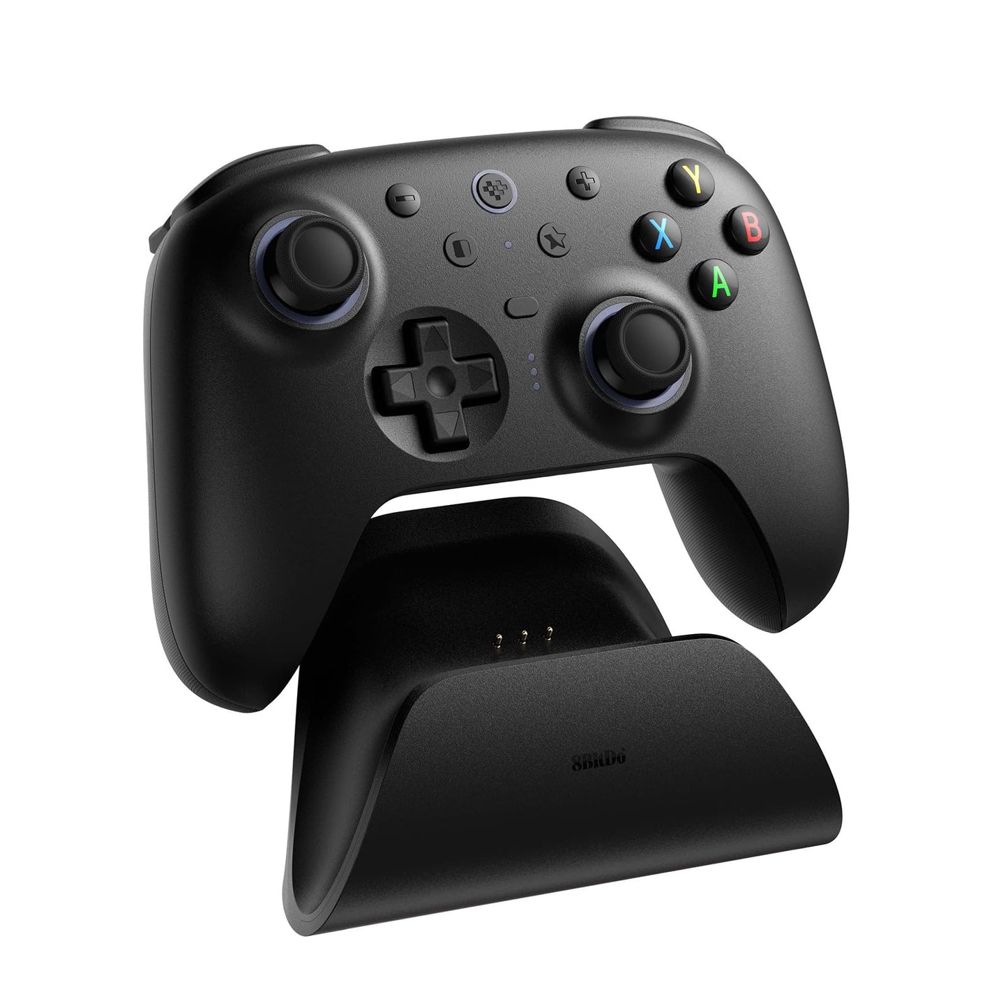 8BitDo Ultimate 2 Wireless Controller for Windows & Android, Gaming Controller with TMR Joysticks, Switchable Hall Effect/Tactile Triggers, RGB Fire Ring, 8Speed Wireless Tech, Black
