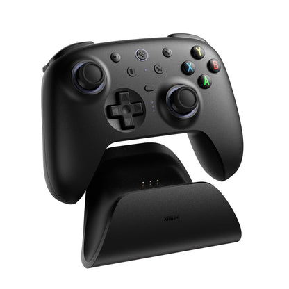 8BitDo Ultimate 2 Wireless Controller for Windows & Android, Gaming Controller with TMR Joysticks, Switchable Hall Effect/Tactile Triggers, RGB Fire Ring, 8Speed Wireless Tech, Black