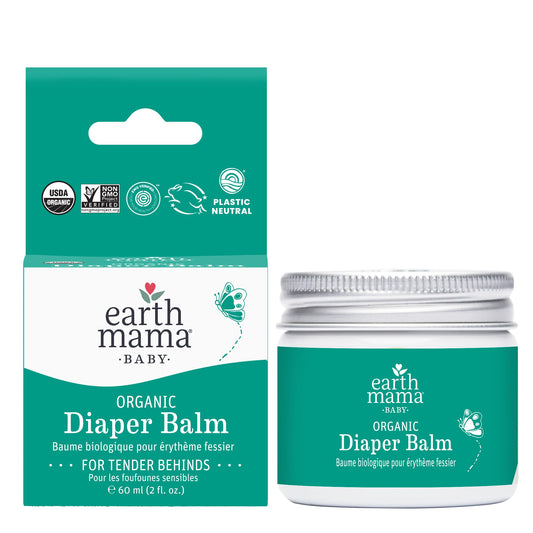Earth Mama Organic Baby Diaper Balm, 60ml