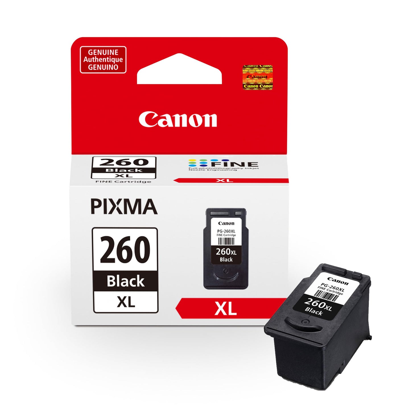Canon Genuine PG-260XL Black Ink Cartridge, High Yield, Compatible with PIXMA TS5320, TS6420, TS6420a, TR7020, TR7020a 🍁 All In One Marketplace Canada