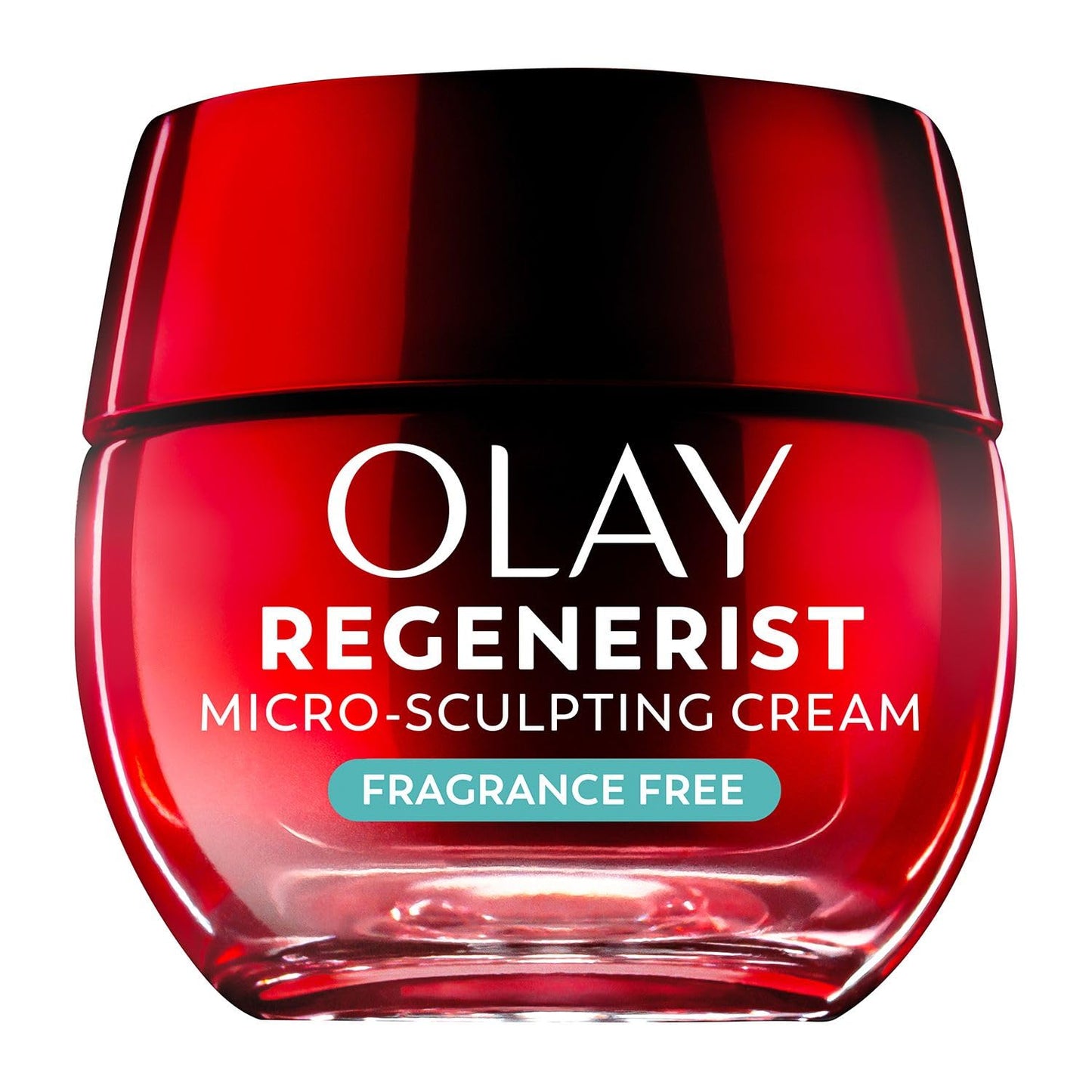 Olay Face Moisturizer, Regenerist Micro-Sculpting Cream for Women, Fragrance-Free - Hydrating, Anti-Aging, Anti-Wrinkle, Firming Skin Care - Hyaluronic Acid, Niacinamide, Amino Peptides, 50 mL [Packaging may Vary] - Available at All In One Marketplace Canada