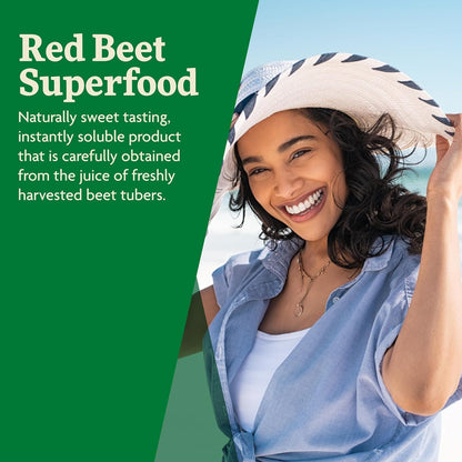 Salus Red Beet Crystals | Red Beet Extract Supports Healthy Blood Pressure and Circulation | Boosts and Improves Athletic Performance | Organic Source of Antioxidants
