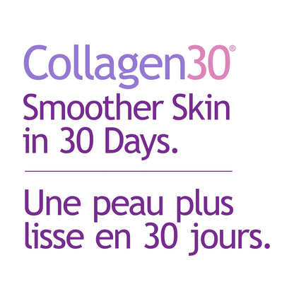 Webber Naturals Collagen30 Anti-Wrinkle Powder, 2500 mg of Bioactive Collagen Peptides Per Serving, 150 Grams, Helps Reduce Deep Wrinkles, Fine Lines & Stimulates Skin Cells - Available at All In One Marketplace Canada