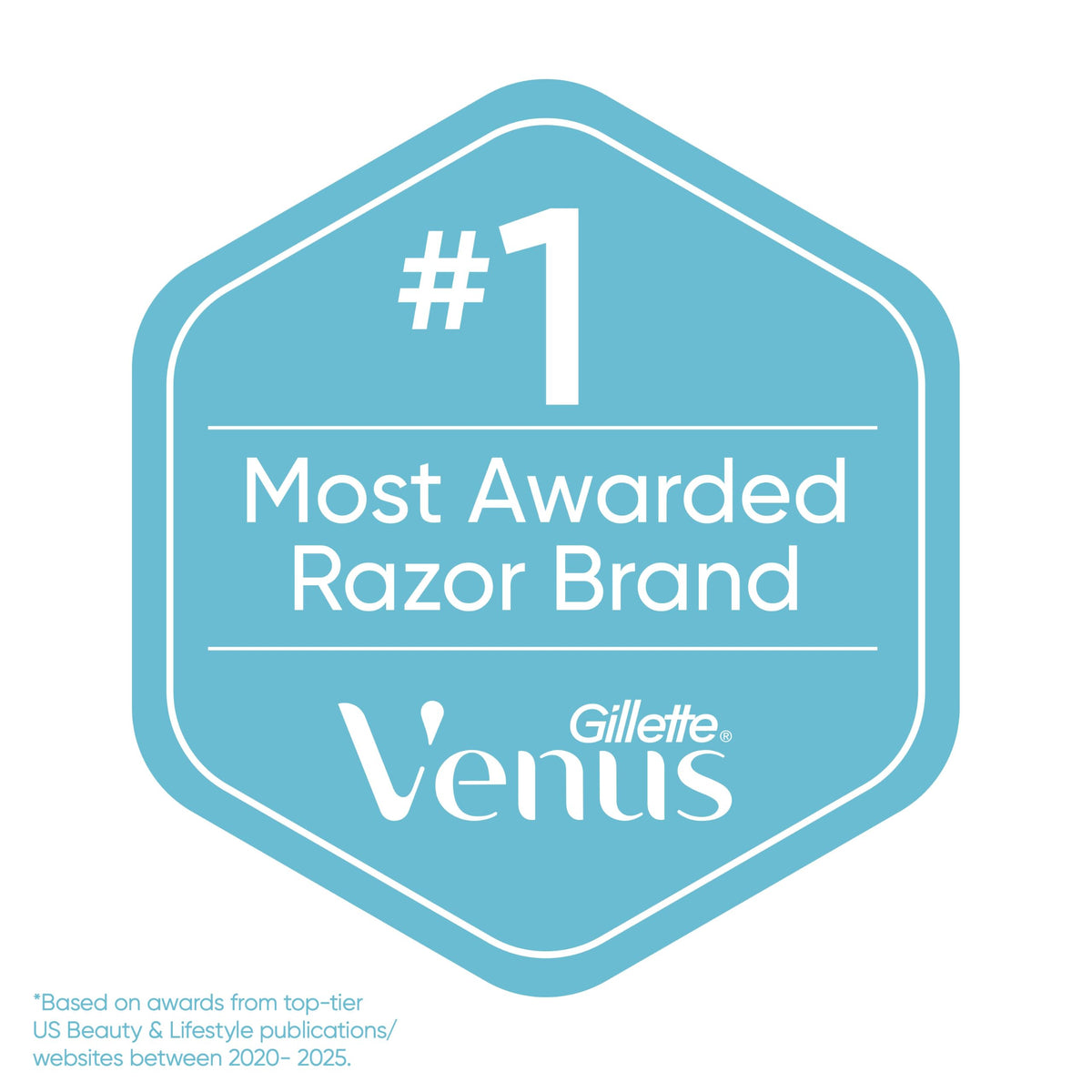 Gillette Venus Razors Women, Smooth Razors, 1 Handle + 6 Razor Blade Refills
