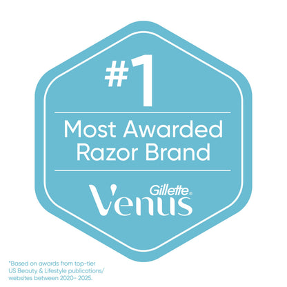 Gillette Venus Razors Women, Smooth Razors, 1 Handle + 6 Razor Blade Refills