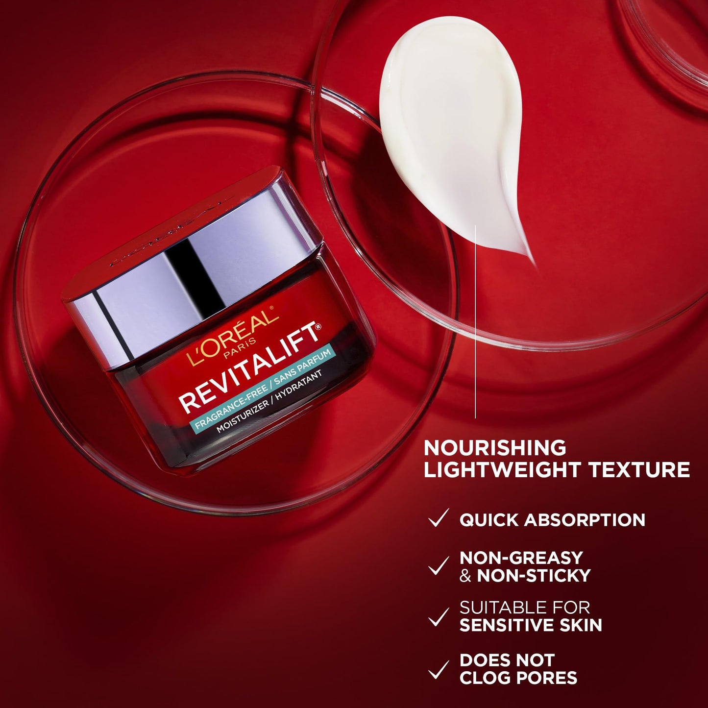 L’Oréal Paris Day Moisturizer, Revitalift Triple Power LZR, With Pro-Retinol, Vitamin C + Hyaluronic Acid, Reduces Look of Wrinkles, Firms Skin, Smoother Texture, Fragrance-Free, Skincare, 50 ml