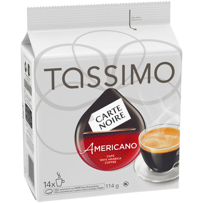 Carte Noire Americano Coffee T-Discs for Tassimo Brewers, 70 Count