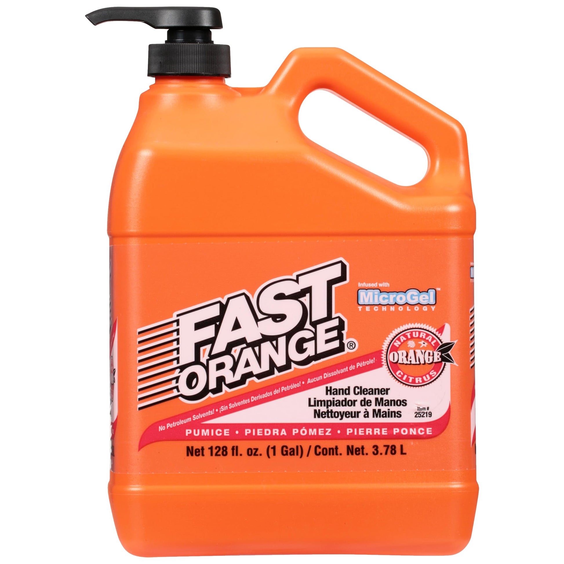 Fast Orange 25219 Pumice Lotion Hand Cleaner, 3.78L FAST ORANGE