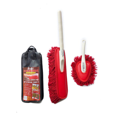 California Car Duster 62445 Detailing Kit with Plastic Handle , Red California Car Duster