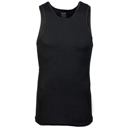Gildan Men's A-Shirts Tanks Multipack, Black (6 Pack), XX-Large 🍁 All In One Marketplace Canada