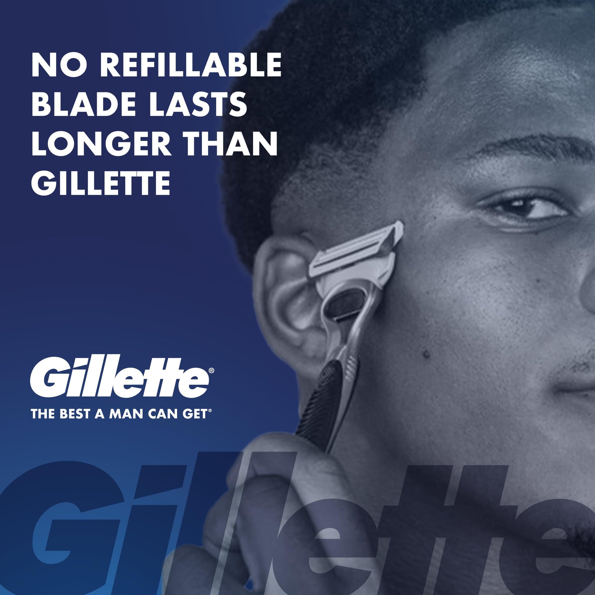 Gillette Skinguard Men's Razor Blade Refill, 8 Blade Refills - Available at All In One Marketplace Canada