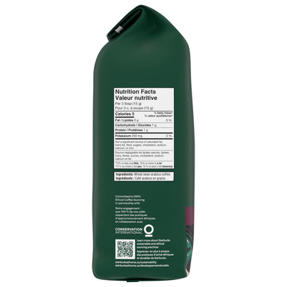 Starbucks Espresso Roast Whole Bean Coffee, 907g