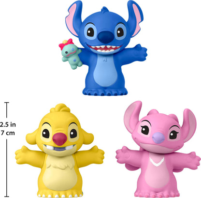 Little People Collector Set Disney Stitch & The Cousins Special Edition for Fans, 3 Character Figures in a Display Package Little People COLLECTOR