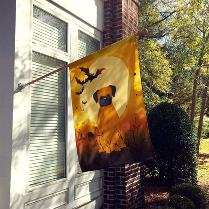 Drapeau de maison en toile Caroline's Treasures BB4381CHF avec un boxer faon pour Halloween, grand format, multicolore