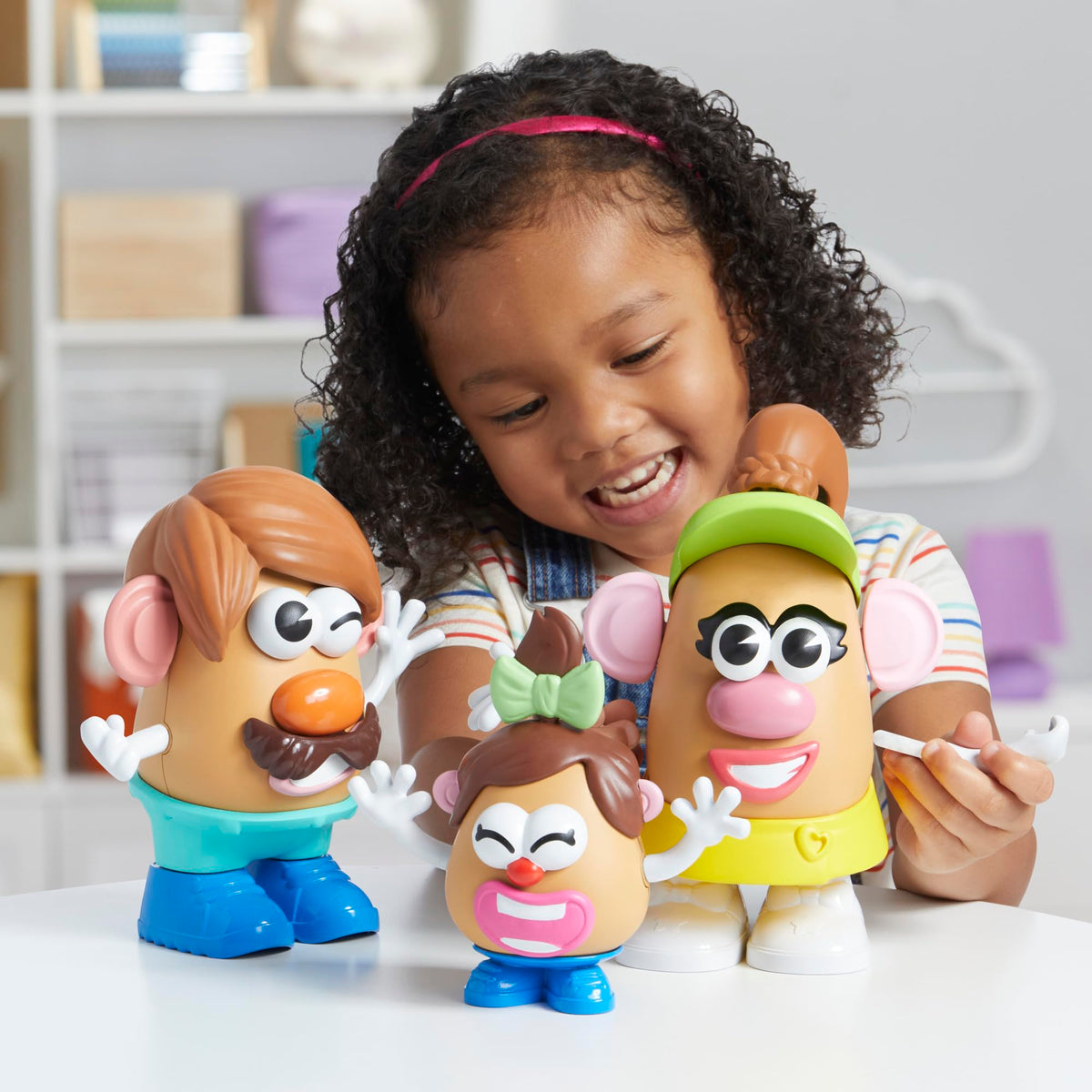 Potato Head Create Your Potato Head Family Set with 44 Parts and Pieces, Creative Toddler and Preschool Toys for 2 Year Old Girls and Boys and Up
