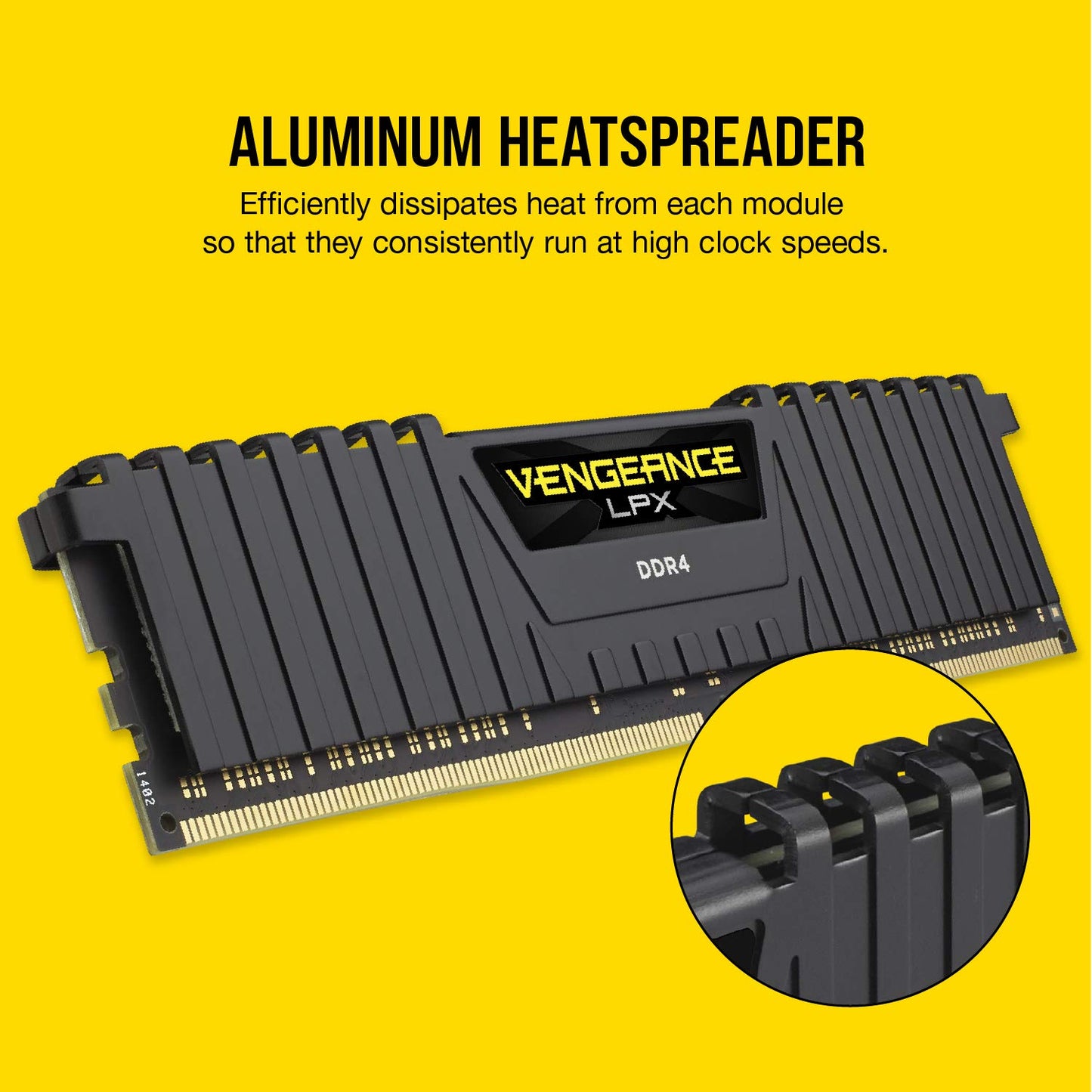 CORSAIR Vengeance LPX DDR4 RAM 32GB (2x16GB) Up to 3200MHz CL16-20-20-38 1.35V Intel XMP AMD EXPO Computer Memory – Black (CMK32GX4M2E3200C16) 🍁 All In One Marketplace Canada
