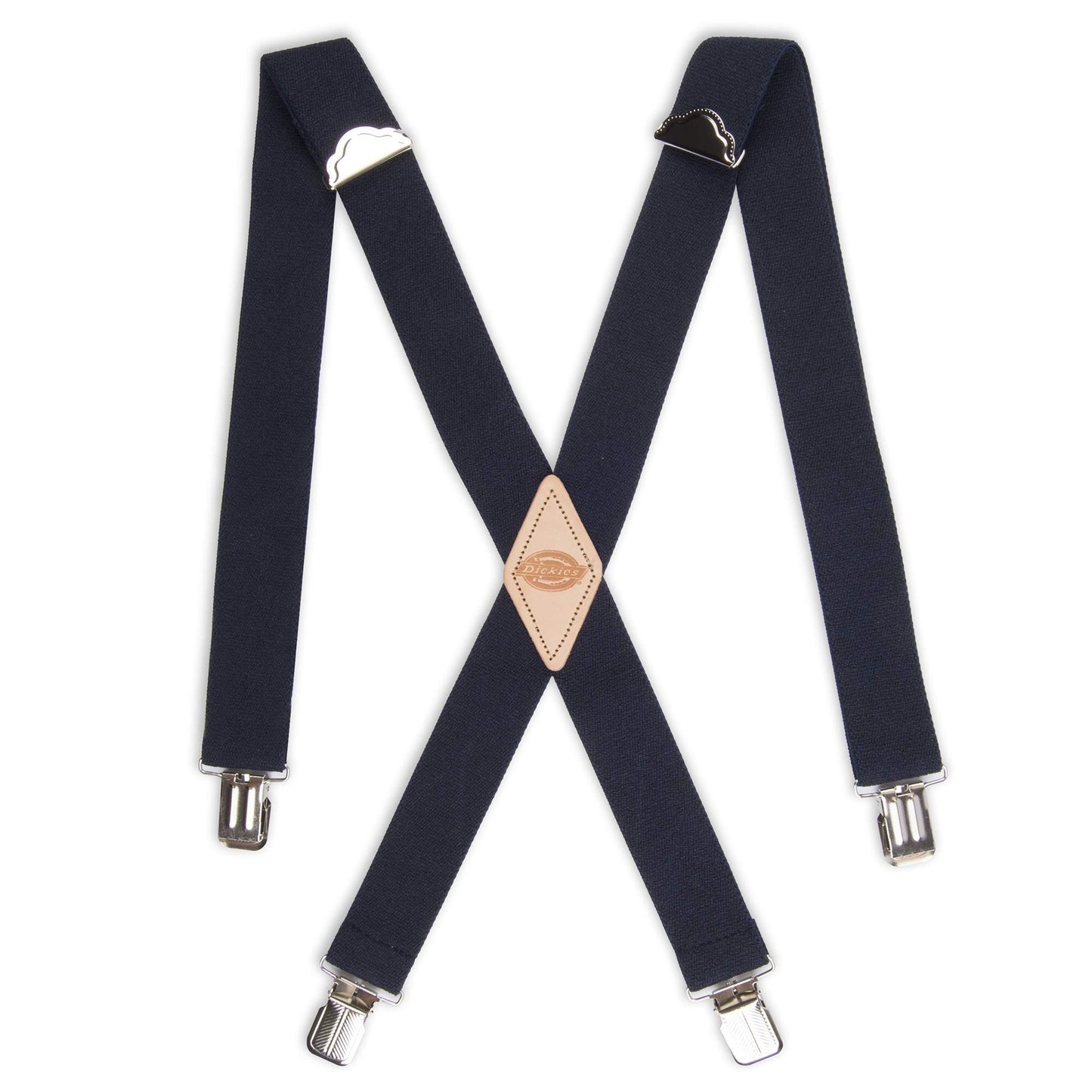 Dickies Men's 1-1/2 Solid J-Clip Suspender, Navy, One Size Dickies
