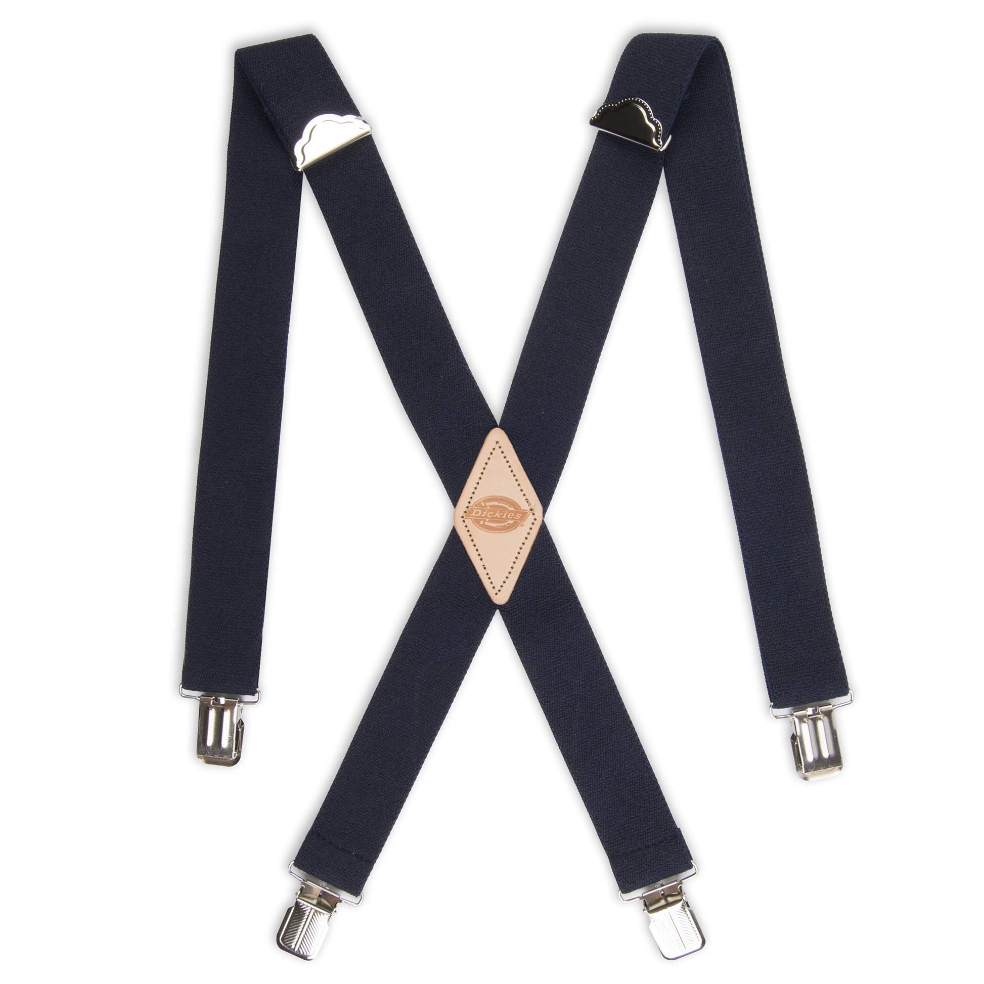 Dickies Men's 1-1/2 Solid J-Clip Suspender, Navy, One Size Dickies