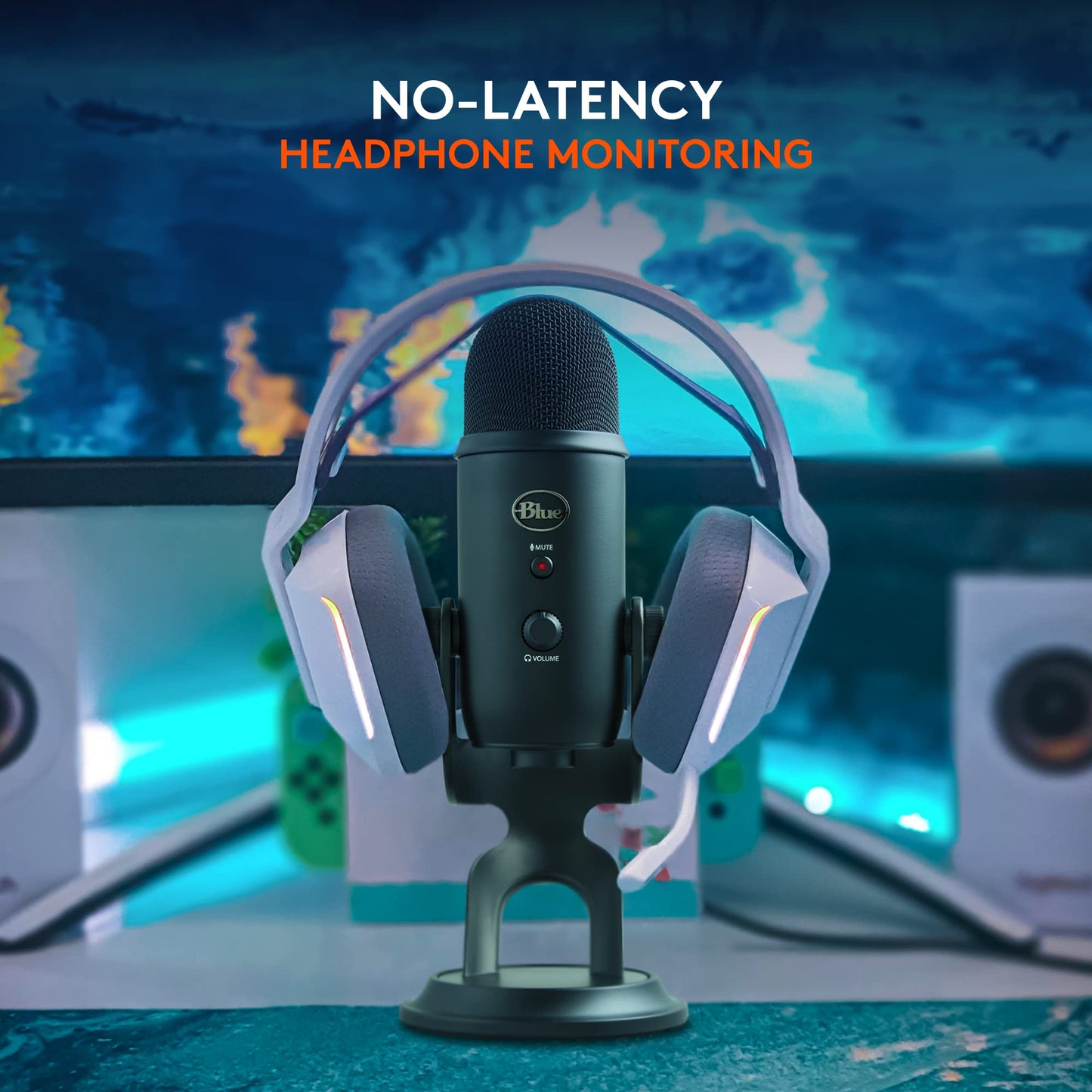 Logitech for Creators Blue Yeti USB Microphone - Blackout