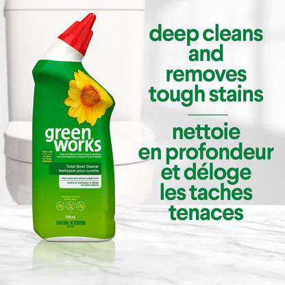 Green Works Toilet Bowl Cleaner, 6/709mL