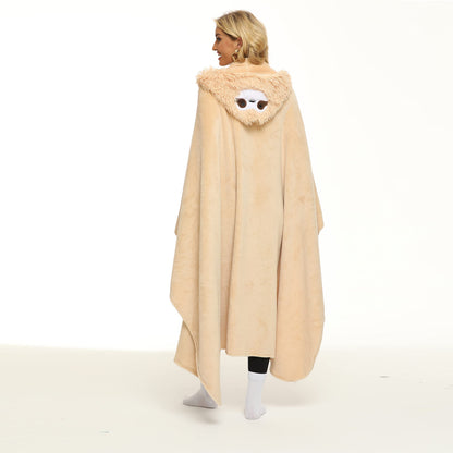 Moyel Sloth Wearable Hooded Blanket Gifts for Women on Christmas Birthday 🍁 All In One Marketplace Canada
