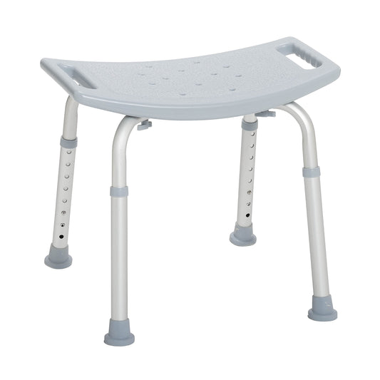 Drive Medical RTL12203KDR Shower Chair, Adjustable Stool with Suction Feet, Seat for Inside Shower or Tub, Bathroom Bench Bath Chair for Elderly and Disabled, 300 LB Weight Cap - Available at All In One Marketplace Canada