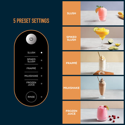 Ninja SLUSHi Professional Frozen Drink & Ice Machine with RapidChill Technology, Slushie Maker, 5 Preset Programs for Frozen Margaritas, Frappés, and More, FS301C (Canadian Version)