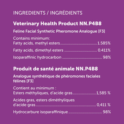 FELIWAY Classic Diffuser Refill Value Pack, Promotes Calmness in Cats & Kittens, VHP Registered NN.P4B8, includes 3 Refills, Lasts 90 Days, Cat Calming Pheromones, 3 x 48ml