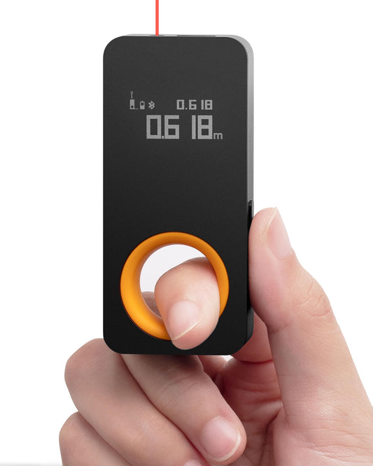 HOTO Laser Measuring Tool, Pocket-Size 98Ft Digital Laser Tape Measure ±2mm Accuracy, USB-C Rechargeable, OLED Display, Ft/M/in Unit, Real-time Data Sync, Cool Gadgets Gifts for Men & Home Use - Available at All In One Marketplace Canada