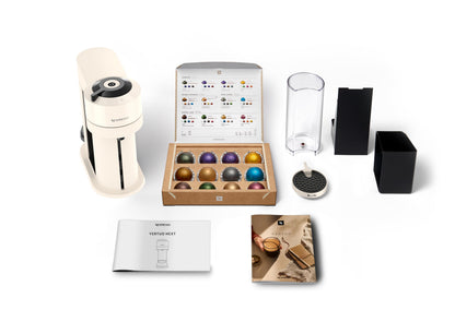 Nespresso Vertuo Next Single Serve Coffee and Espresso Machine by Breville, White and Chrome Nespresso
