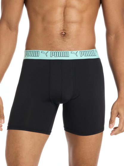 Puma Mens 5 Pack Performance Boxer Briefs, Black/Grey/Navy/Bright, Medium 🍁 All In One Marketplace Canada
