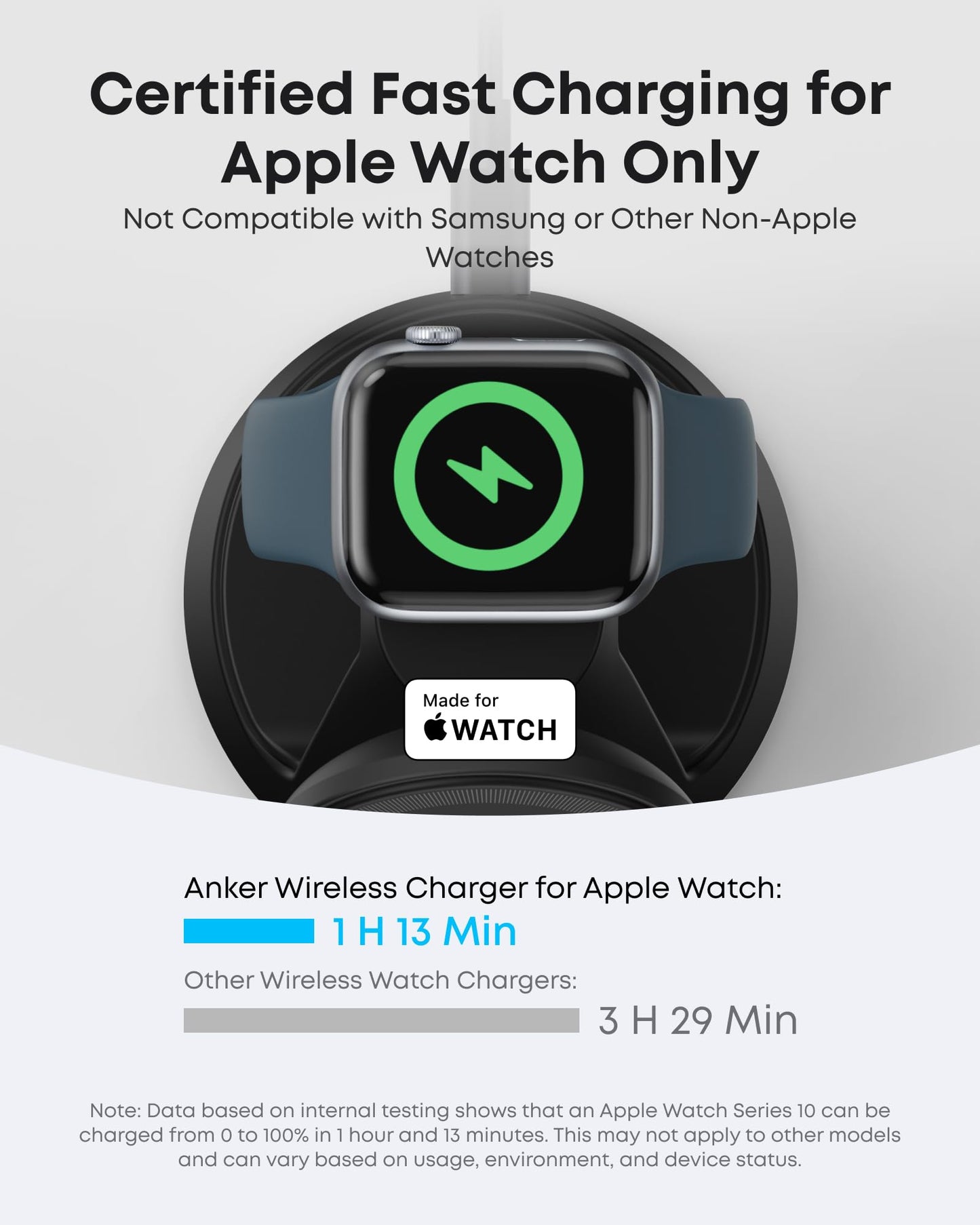 Anker MagSafe Charger Compatible, MagGo 3-in-1 Charging Station, Nano Charging Stand, Qi2 Certified 15W Magnetic Wireless Charger Dock, for iPhone17/16/15/14, Apple Watch,AirPods (Black)