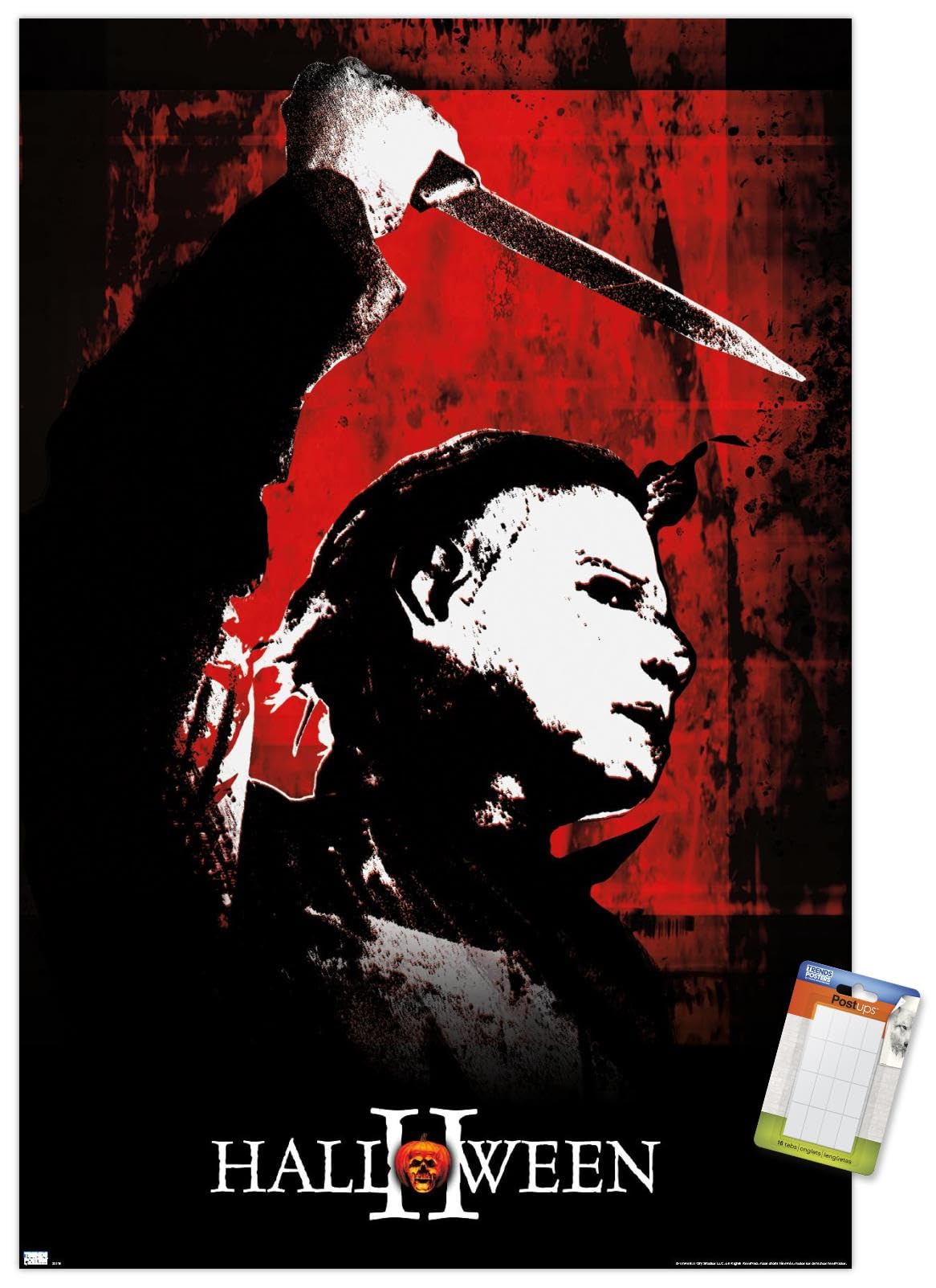 Halloween II - Affiche murale rouge