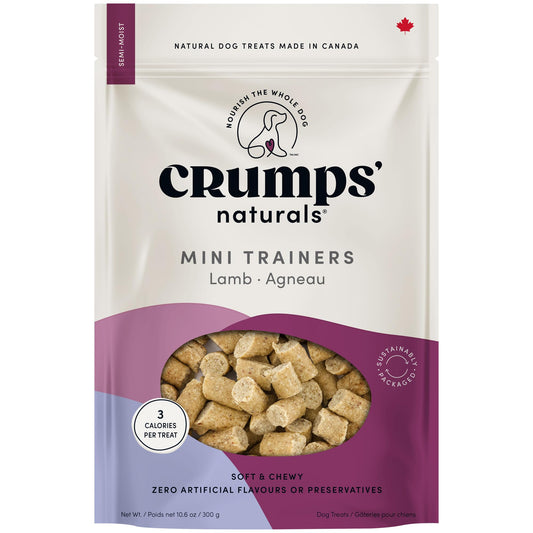Crumps' Naturals, Mini Friandises d'entraînement agneau (semi-humides), 300 g, Friandises pour chiens