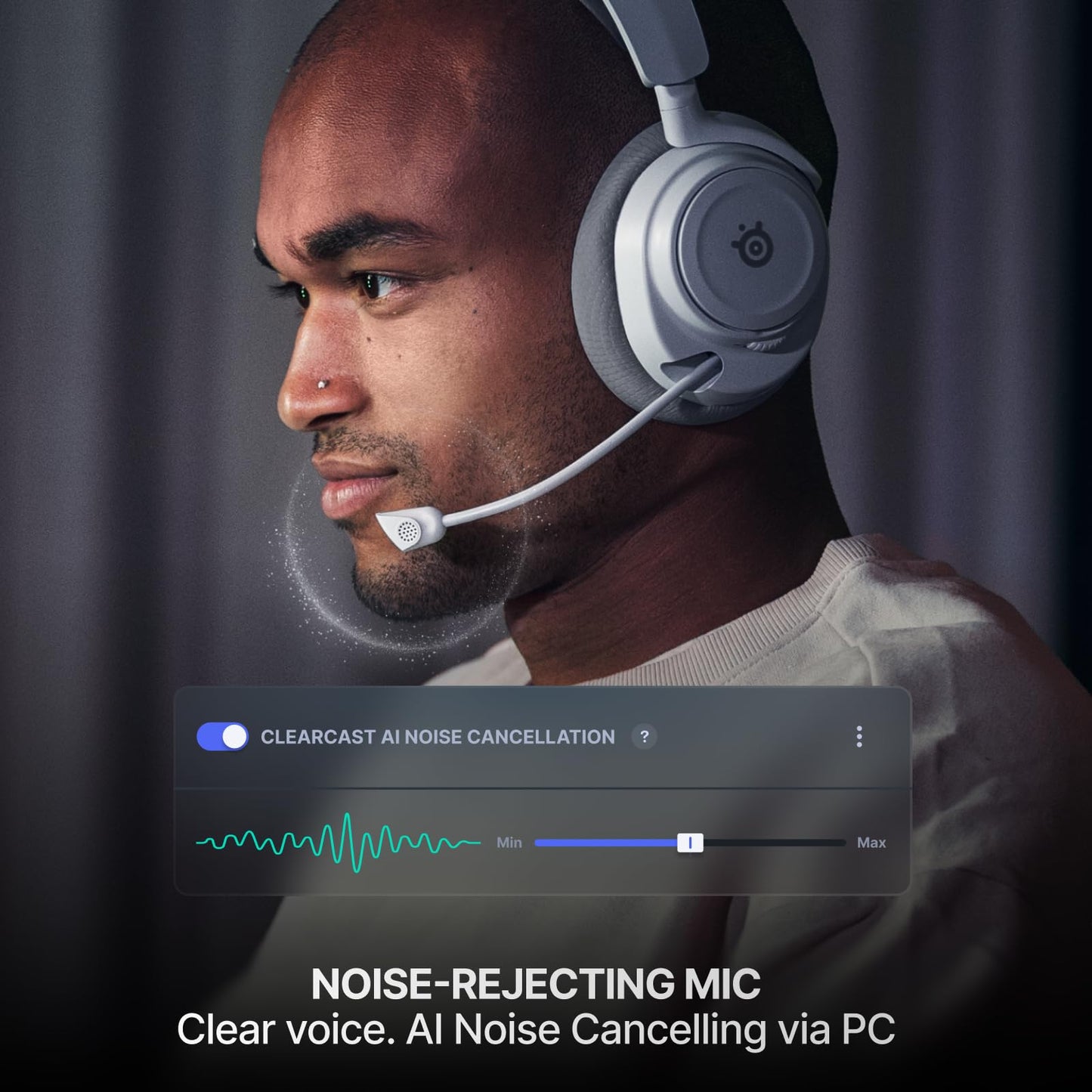 SteelSeries Arctis Nova 7 Wireless Gen 2 Gaming Headset - Real-Time App Control, 50+ HR Play, Neodymium Drivers, Mix 2.4GHz/Bluetooth, PC, PS5, PS4, Switch 1/2, Mobile - Black