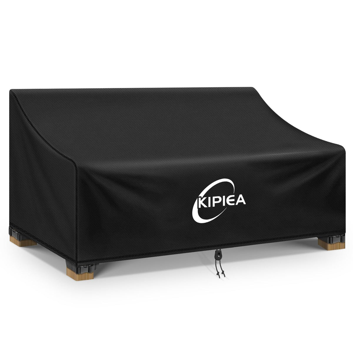 Kipiea Patio Sofa Cover, Heavy Duty 420D Outdoor Couch Cover Waterproof Winter, 2-Seat Patio Furniture Cover Loveseat, Outdoor Sofa Covers with Anti UV and No Tears, No Fading (58" W x 30" D x 31" H) 🍁 All In One Marketplace Canada