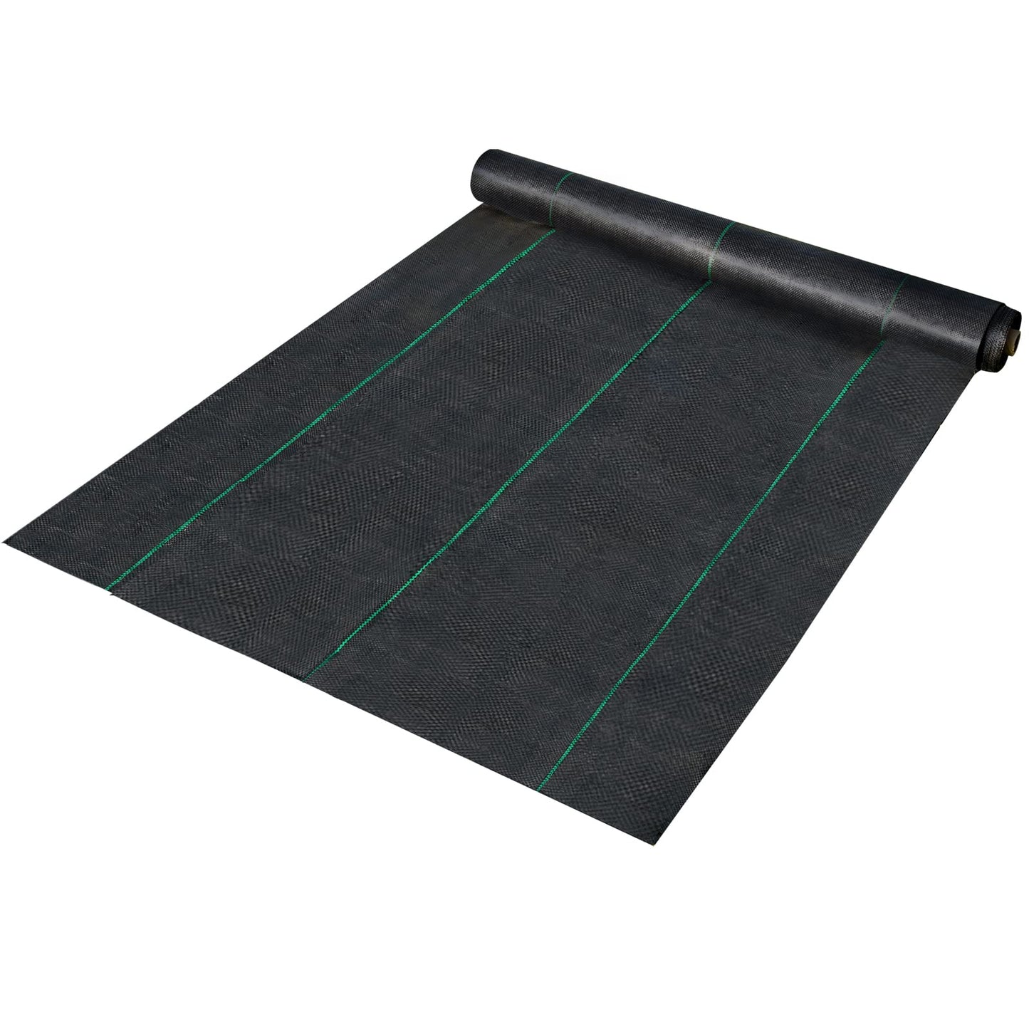 Happybuy 6FT×300FT Weed Barrier Fabric Heavy Duty 2.4OZ, Woven Weed Control High Permeability, Geotextile Fabric for Underlayment, Polyethylene Ground Cover 🍁 All In One Marketplace Canada